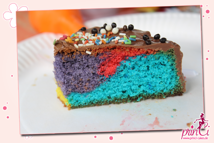 Regenbogenkuchen