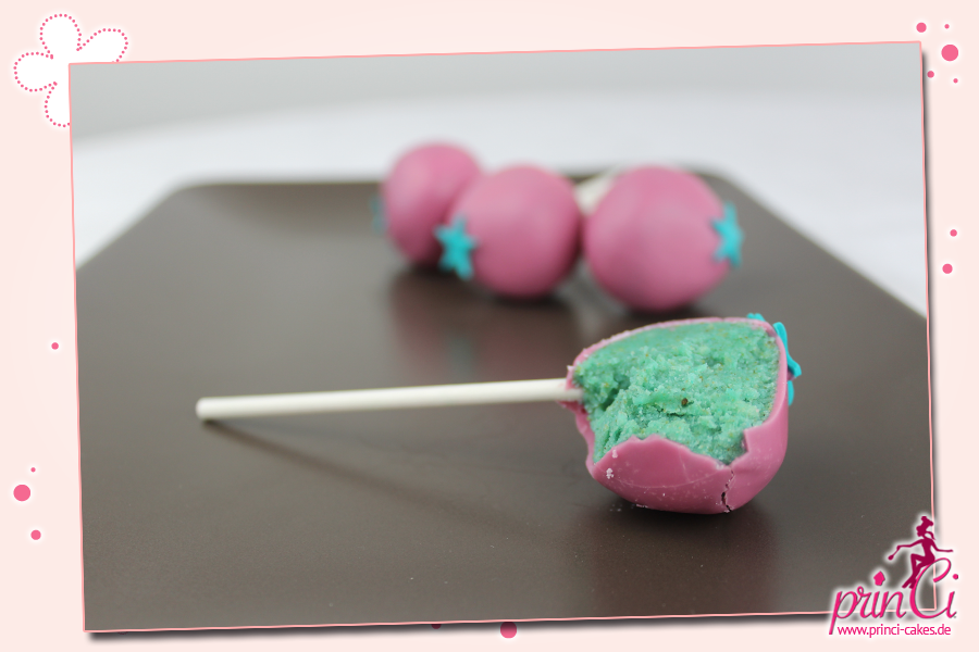 Zitronen Cakepops