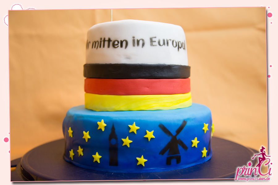 Europa Torte - Deutscher Backtag Wir mitten in Europa