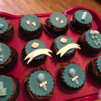 Baby Cupcakes Zwillinge Twins Geburt Taufe Pullerparty Jungen