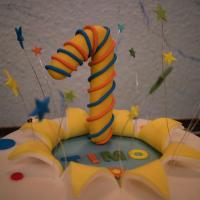 Explosionstorte Fondant