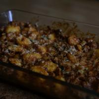 Gnocchi Auflauf a la Bolognese