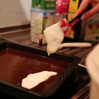 Zuckerfreie und glutenfreie Blueberry Cheesecake Brownies