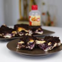 Zuckerfreie und glutenfreie Blueberry Cheesecake Brownies