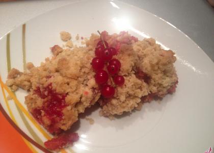 Stachelbeer Crumble - Streuselkuchen