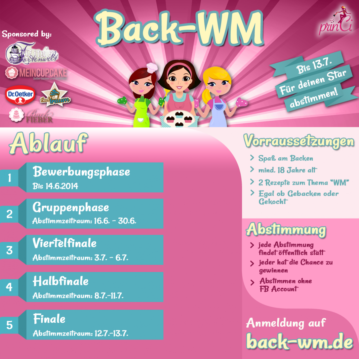 Back-WM auf prinCi Cakes
