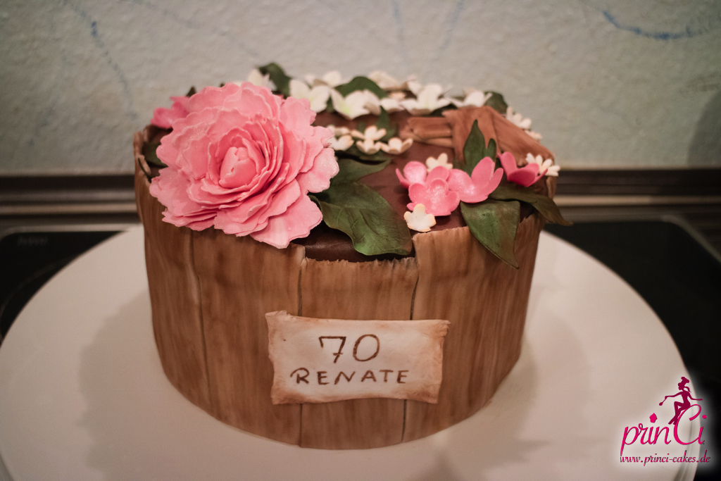 Blumentorte zum 70. für Omi | prinCi Cakes