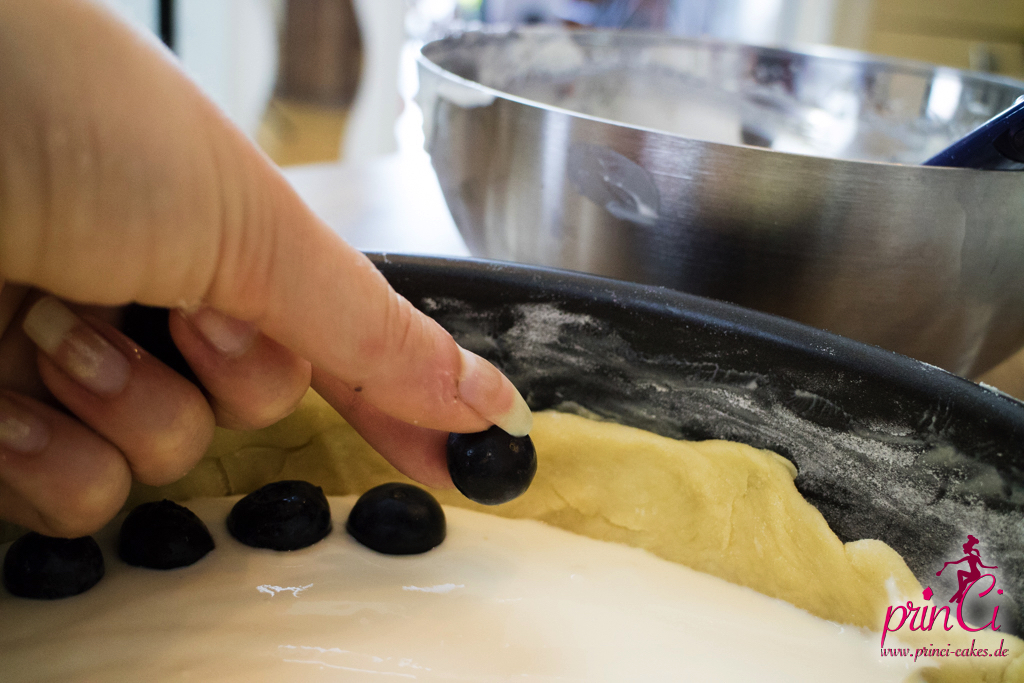 Mohn-Quark-Heidelbeer Torte | prinCi Cakes