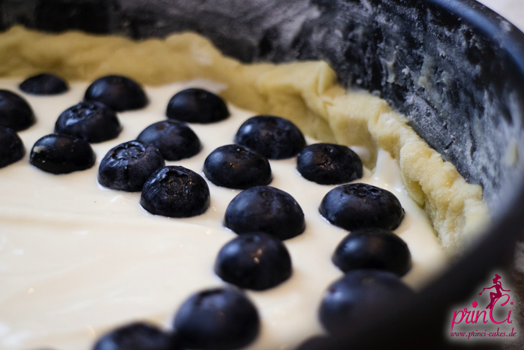 Mohn-Quark-Heidelbeer Torte | prinCi Cakes