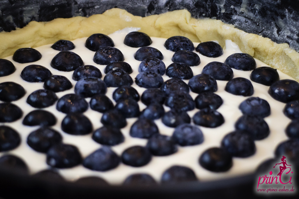 Mohn-Quark-Heidelbeer Torte | prinCi Cakes