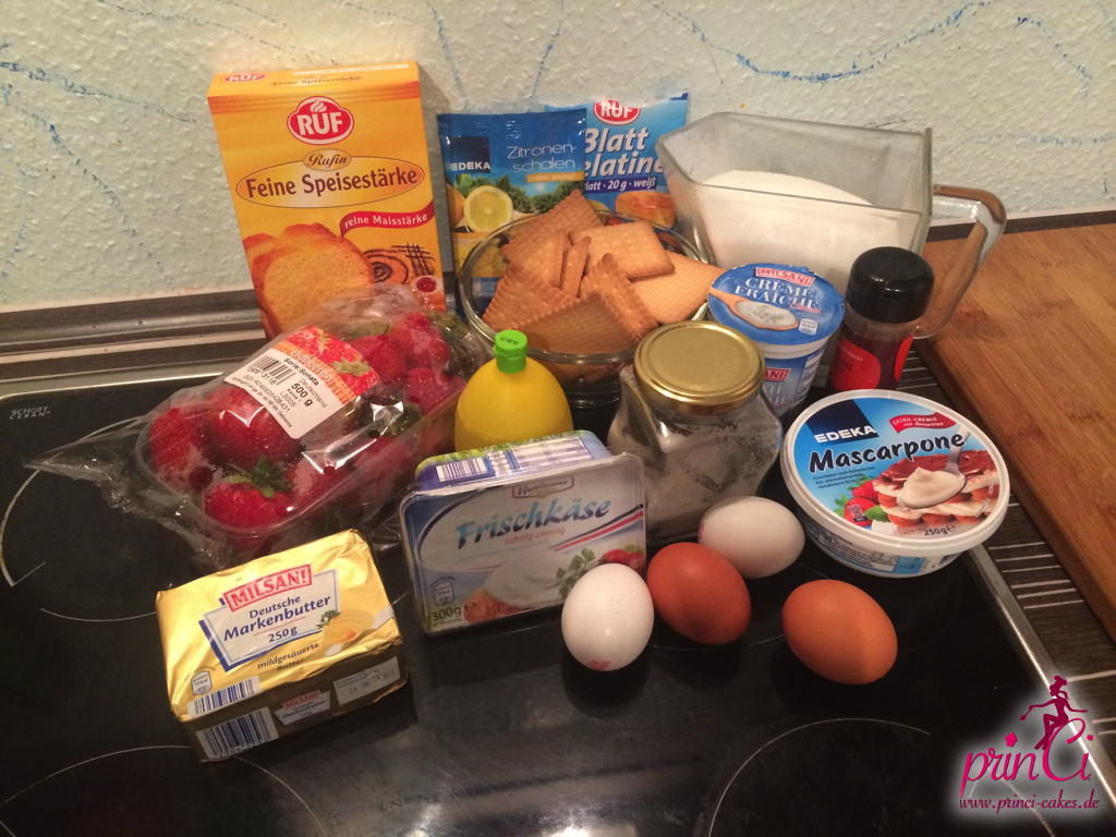 New York Strawberry Cheesecake - Erdbeer Käsekuchen | prinCi Cakes New York Strawberry Cheesecake - Erdbeer Käsekuchen | prinCi Cakes