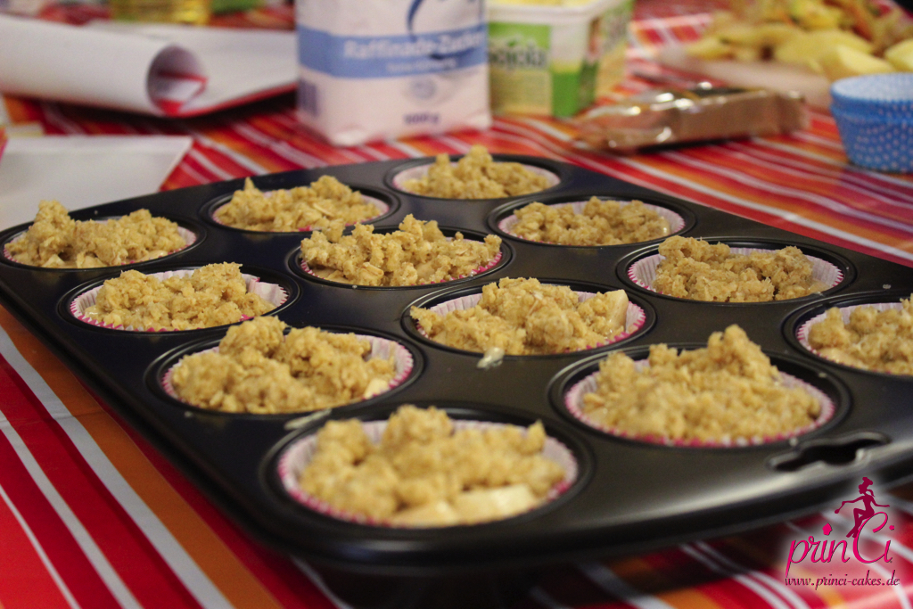Knusprige Apfelmuffins (vegan) | prinCi Cakes